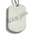 military dog tag pendant necklace